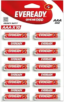 6. Eveready Carbon Zinc AAA Batteries