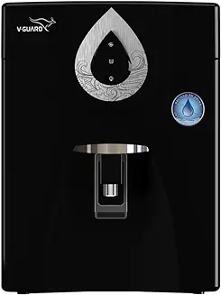 5. V-Guard Zenora RO UF Water Purifier | TDS up to 2000 ppm | 7 Stage Purification with World-class RO Membrane and Advanced UF Membrane | 7 Litre, Black