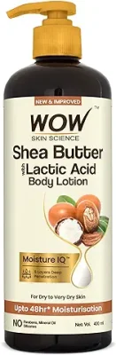 12. Wow Skin Science Shea Butter With Lactic Acid Body Lotion