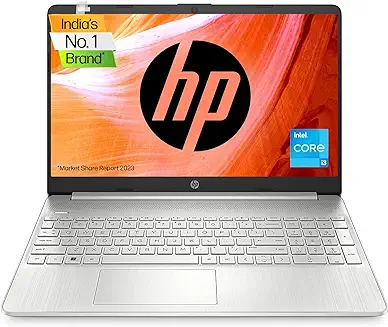 1. HP Laptop 15s, 12th Gen Intel Core i3, 15.6-inch (39.6 cm), 8GB DDR4, 512GB SSD, Thin & Light, Dual Speakers (Win 11, MSO 2021, Silver, 1.69 kg), fq5007TU / FQ5327TU