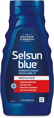 15. Selsun Blue Medicated Maximum Strength Dandruff Shampoo, 11 Ounce