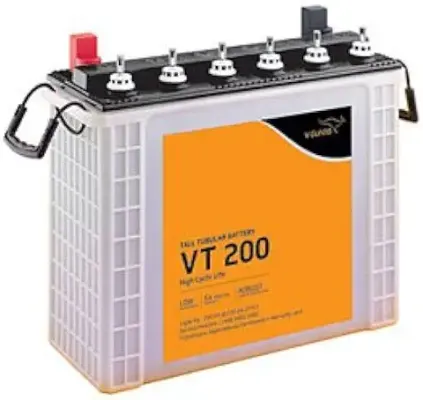 13. V-Guard Vt200 200Ah Tall Tubular Inverter Battery
