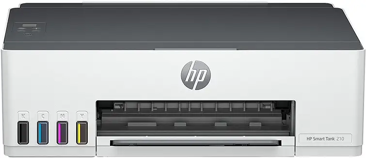 14. HP Smart Tank 210 Single Function WiFi Colour Printer (Upto 12000 Black and 6000 Colour Pages Included in The Box)