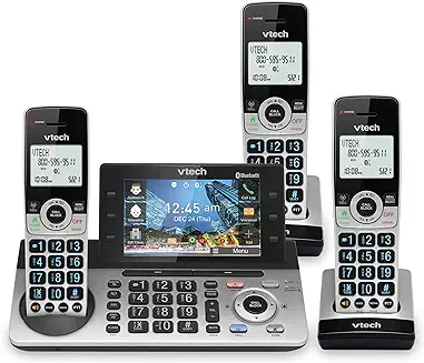15. VTech IS8251-3 Business Grade 3-Handset Expandable Cordless Phone for Home Office