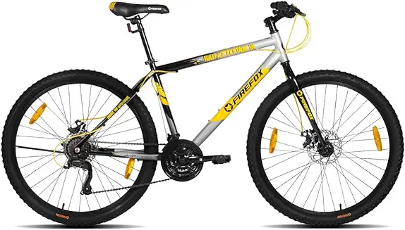 11. Firefox Bikes Bad Attitude 6-27.5T, 21 Speed MTB Mountain Cycle (Black/Silver) I First Free Service Available (Frame: 18 Inches, Unisex Adult)
