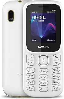 9. Lava A3 Vibe Dual Sim Mobile with 1750 mAh Big Battery, 32 GB Expandable Storage and Vibrate Mode White Beige