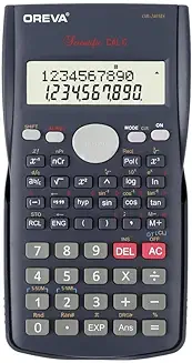 7. Oreva Engineering Scientific Calculator Standard Function 2 Line LCD Display Big Sensitive Button Perfect for Beginner and Advanced Courses, High School or College (Grey)
