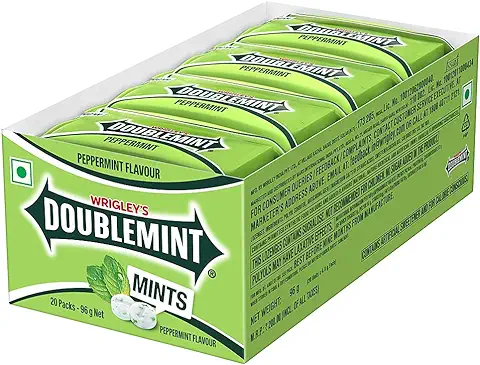 7. Doublemint Wrigley's Doublemint, Peppermint Thinmints - 96g - 20 Pieces