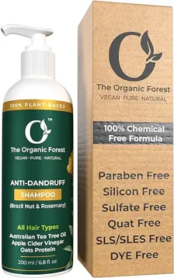 14. Organic Forest 100% VEGAN Anti Dandruff Shampoo
