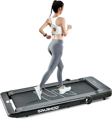 13. Sparnod Fitness STH-3060 (4 HP Peak) 2 in 1 Foldable Treadmill