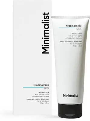 13. Minimalist Niacinamide 5% Body Lotion | Repairs Skin Barrier | Nourishes With Shea Butter | For Men & women,180 g