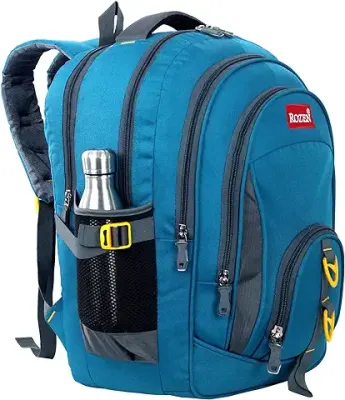 1. ROZEN 47 Ltrs, 46 cms School Bag Class 5-12 Large 5 partition Laptop Collage Office Travel Backpack Unisex