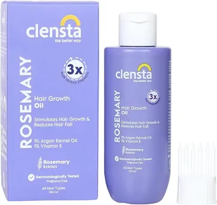 4. Clensta Rosemary Hair Growth Oil With Argan Oil & Vitamin E