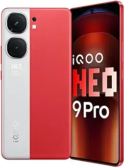 5. iQOO Neo9 Pro 5G (Fiery Red, 8GB RAM, 256GB Storage) | Snapdragon 8 Gen 2 Processor | Supercomputing Chip Q1 | Flagship Level Sony IMX920 Camera