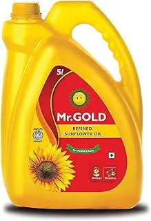 Mr. Gold Refined Sunflower Oil Can, 5 L