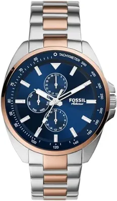 12. Fossil Fossil Autocross Analog Blue Dial Men's Watch-BQ2552
