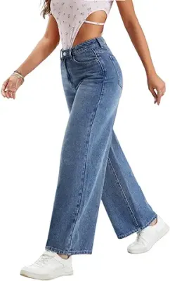 7. dockstreet Women Stretch Baggy Denim Jeans