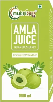 6. Nutriorg 100% Pure & Natural Amla Juice