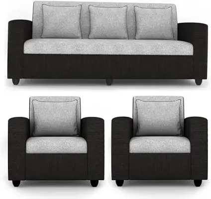 14. HARMAIN FURNITURES 5 Seater Sofa Set (3+1+1 Sofa Set) (Grey)