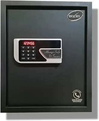 9. Maxwel Safe (40 Litres) Digital Electronic Lock Box | Home Safe with Keypad for User Pin | Keys for Emergency