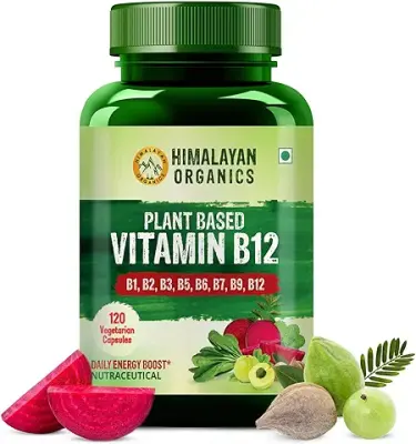 2. Himalayan Organics Plant Based Vitamin B12 Supplement