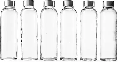 4. Epica 18-Oz. Glass Water Bottles