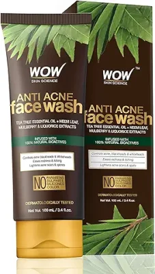 6. WOW Skin Science Anti Acne Face Wash
