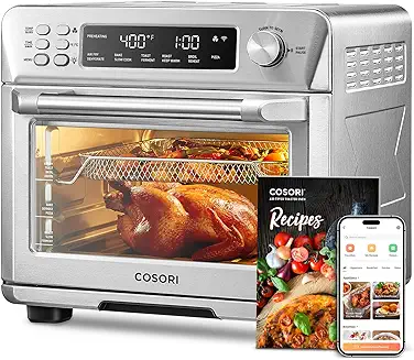 6. COSORI Smart 12-in-1 Air Fryer Toaster Oven Combo