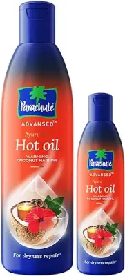 8. Parachute Advansed Ayurvedic Hot Oil 400 ml with Free 90 ml Pack