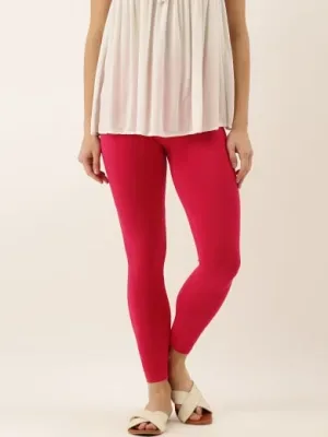 Cotton Lycra Plain Go Colors Ankle Length Legging, Size: S to 3XL at Rs 499  in Mumbai