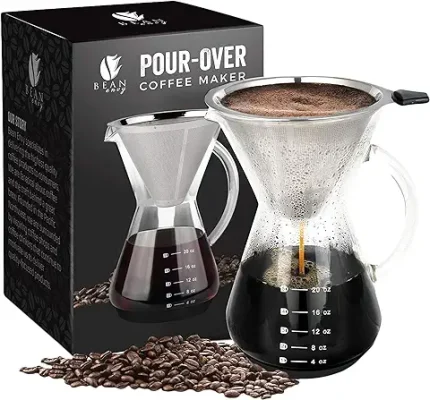 4. Bean Envy Pour Over Coffee Maker