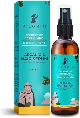 13. Pilgrim Argan Oil Hair Serum For Dry Frizzy Hair
