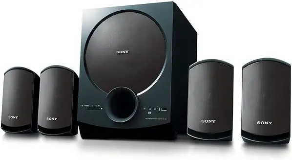 11. Sony SA-D40 4.1 Channel Multimedia Speaker System with Bluetooth