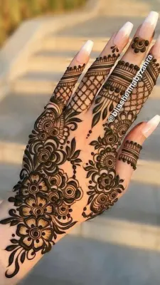 Floral Mehandi Design