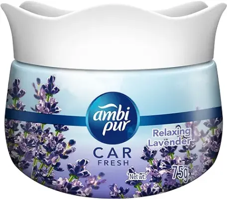 7. Ambi Pur Car Freshener Gel, Relaxing Lavender, 75 g