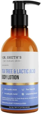 15. Dr. Sheth's Tea Tree & Lactic Acid Body Lotion