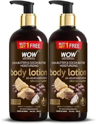 12. WOW Skin Science Cocoa & Shea Butter Lotion