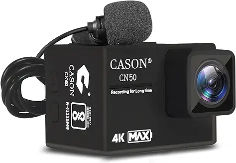 10. CASON CN50 4K 60fps HD 24MP Action Camera