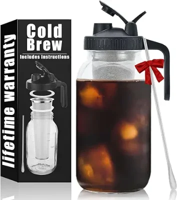 2. Cold Brew Mason Coffee Maker