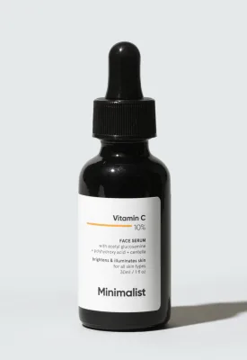 1. Minimalist 10% Vitamin C Face Serum for Glowing Skin (Formulated & Tested For Sensitive Skin) | Non Irritating | Non Sticky | Brightening Vit C Formula For Men and Women | 30 ml (30 ml)
