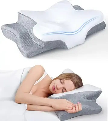 2. Ultra Pain Relief Cooling Pillow for Neck Support