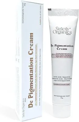 5. Strictly Organics 14% Active De-Pigmentation Cream with Lactic Acid