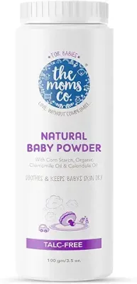 4. The Moms Co. Talc-Free Natural Baby Powder with Corn Starch