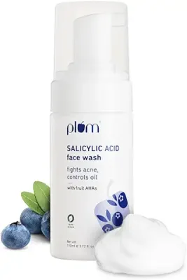 9. Plum 1% Salicylic Acid Foaming Face Wash