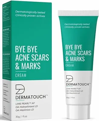 2. DERMATOUCH Bye Bye Acne Scars & Marks Cream || Acne Scars Corrector || Formulated Specially to Address Scars & Marks || Suitable For All Skin Types - 30G