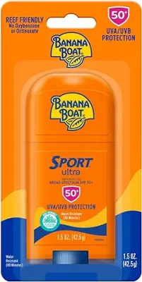 4. Banana Boat Sport Ultra, Reef Friendly, Broad Spectrum Sunscreen Stick, SPF 50, 1.5oz.