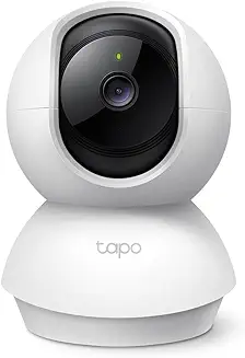 2. Tapo TP-Link C210 360 3MP Full HD 2304 X 1296P Video Pan/Tilt Smart Wi-Fi Security Camera | Alexa Enabled | 2-Way Audio| Night Vision| Motion Detection | Indoor CCTV White