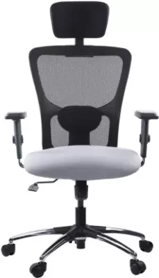 14. Wakefit Albus Fabric Office Adjustable Arm Chair