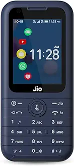 13. JioPhone Prima 4G Keypad Phone with Premium Design, YouTube, Whatsapp, JioTV, JioCinema, JioSaavn, JioPay(UPI), Video Calling, LED Torch, Digital Cameras | Blue | Locked for JioNetwork