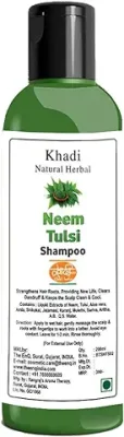 3. Khadi Natural Neem & Aloe Vera Anti-Dandruff Shampoo